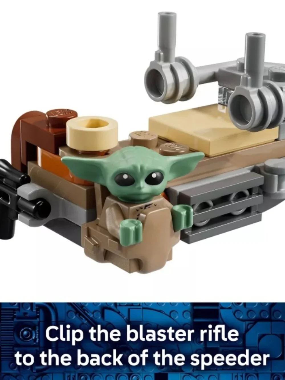 LEGO Star Wars The Mandalorian & Grogu's Speeder Bike 75436, 58 Pieces, 6+ NEW - Picture 3 of 13